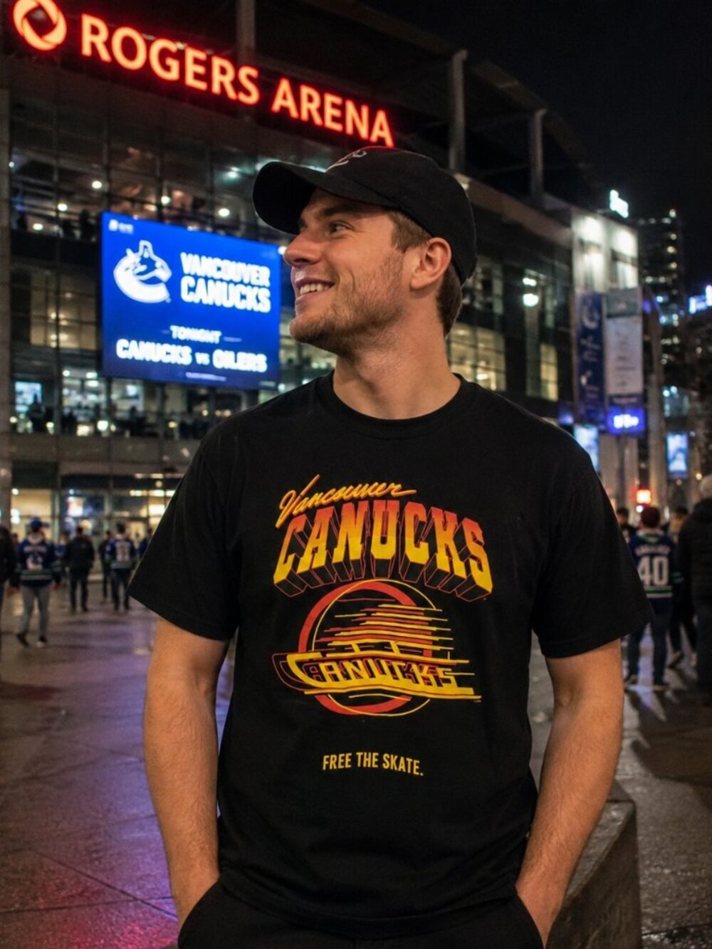 VANCOUVER CANUKS MENS  TOUR  (LARGE)